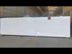 3cm Ketebalan Kuarsa Putih Meja Kerja Kuarsa Teknikal