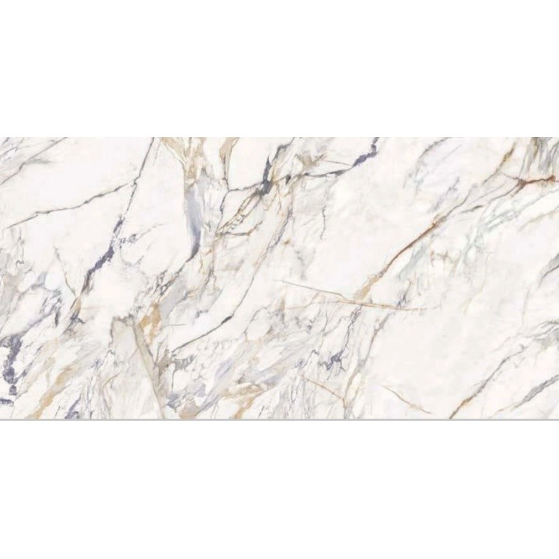2cm/3cm Efek Marmer Quartz Countertops HD Inkjet Print Marmer Look Quartz Worktop