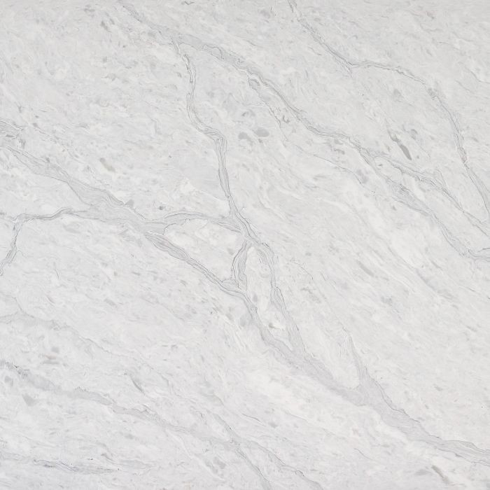 Warna Campuran Latar Belakang Carrara Quartz Countertops 2cm 3cm Ketebalan