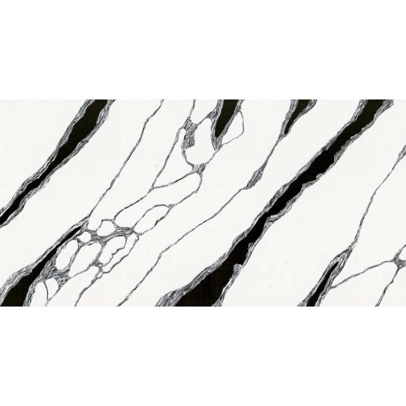 Panda Putih Kuarsa Hitam dan Putih Kekuatan Flexural 40-70 Top Quartz Countertops Bersih tanpa usaha