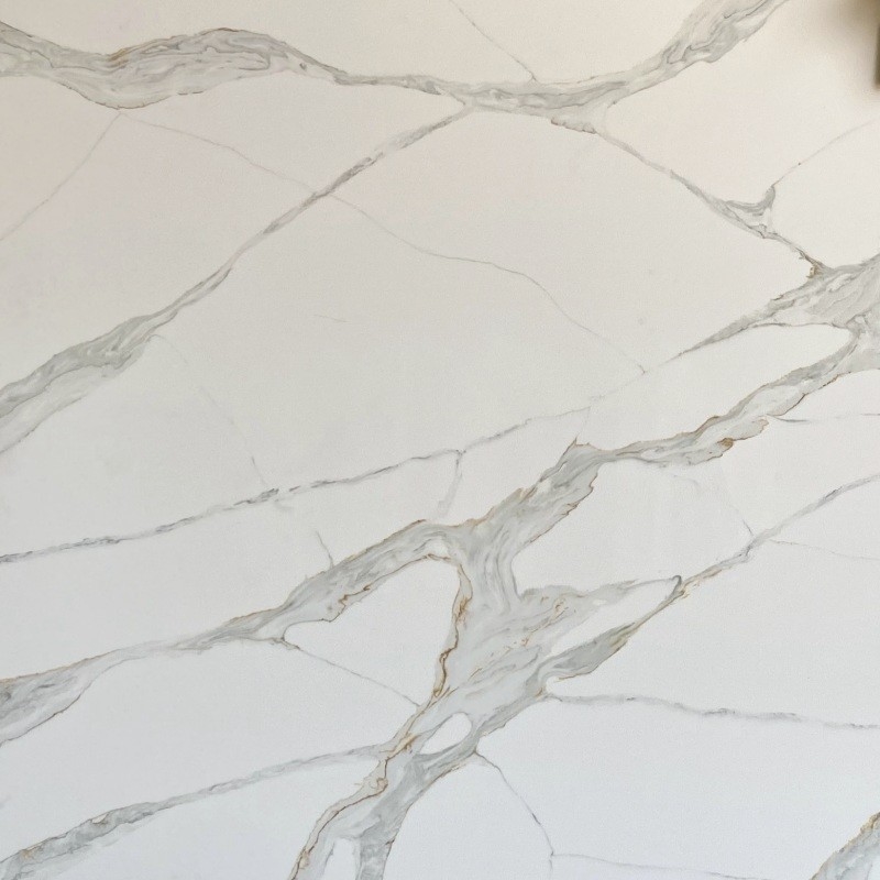 Jenis Minimalis Modern Meja Kuarsa Kekuatan Lipat 60