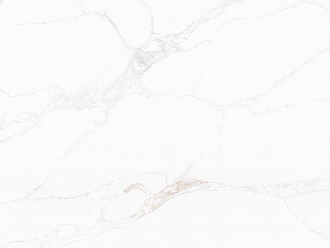 OLK1231 Cheap Classic Flowing Pattern Quartz Stone Countertop For Cut To Size And Commercial Project